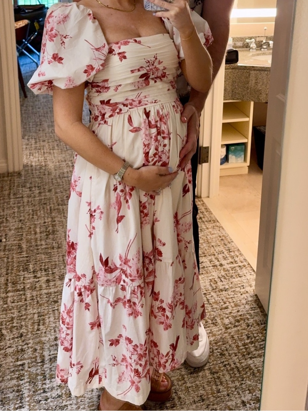 Abercrombie Emerson Poplin Pink Dress - Picture 2 of 4